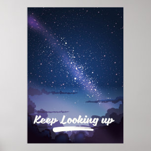 behalt nach oben poster