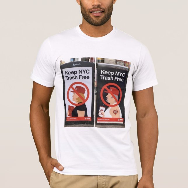 Behalt NYC Trash Free T-Shirt (Vorderseite)