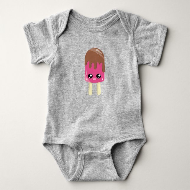 Behalt oder entwerfen Sie Ihren eigenen Körper - B Baby Strampler (Vorderseite)