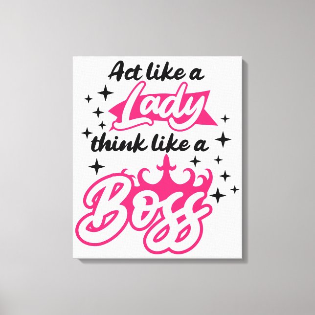 Behalt oder gestalte deine eigene : Leinwand (Glan (Vorderseite)