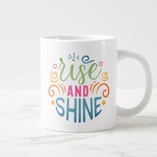 Behalt oder gestalten Sie Ihre eigene gigantische  Jumbo-Tasse (Rechts)