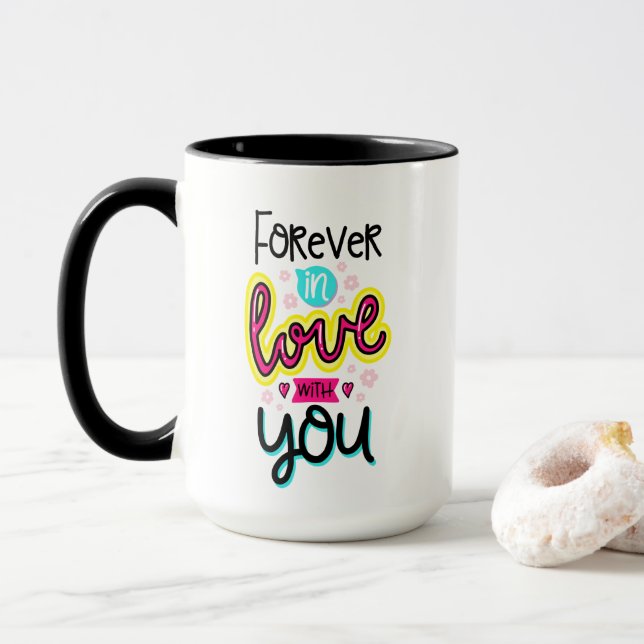 Behalt oder gestalten Sie Ihre eigene Kaffee-Tasse Tasse (Mit Donut)