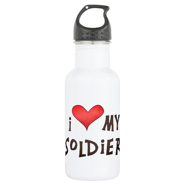 Behalt oder gestalten Sie Ihre eigene - Wasserflas Edelstahlflasche (Vorderseite)