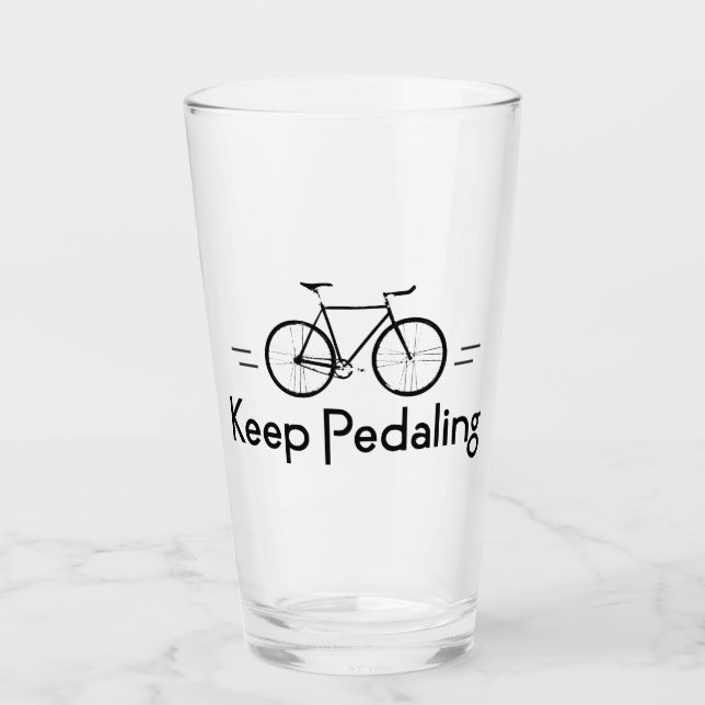 Behalt Pedaling Bikes Glas (Vorderseite)