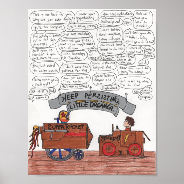 Behalt Persistent, Little Dreamer Poster (Vorne)