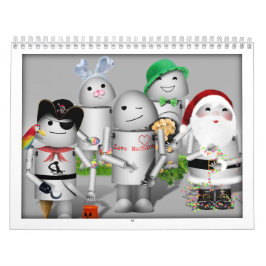 Behalt Robo-x9 Around für das neue Jahr! Kalender