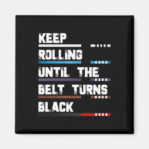 Behalt Rolling, bis der Gürtel schwarz-brasilianis Magnet