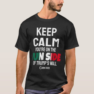 Behalt Ruhe auf der lustigen Seite der Trumps-Maue T-Shirt