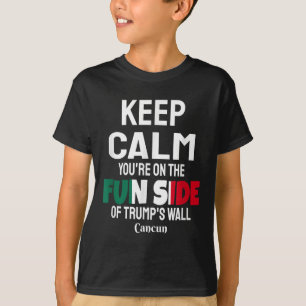 Behalt Ruhe auf der lustigen Seite der Trumps-Maue T-Shirt