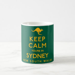 Behalt Ruhe, du bist in Sydney! Kaffeetasse