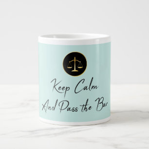 Behalt Ruhe. Gib die Bar. Jumbo-Tasse