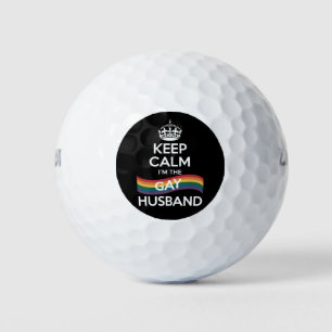Behalt Ruhe ich bin der Gay Husband Ehefrau Vater  Golfball
