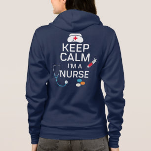 Behalt Ruhe, ich bin Krankenschwester Hoodie