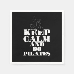 Behalt Ruhe Pilates Entspannung Muskeltraining Ges Serviette