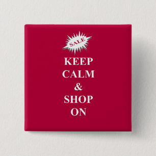 "behalt Ruhe & Shop on" Button