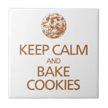 Behalt Ruhe und Backen von Cookies