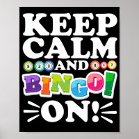 Behalt Ruhe und Bingo an! Funny Lucky Gambling