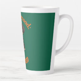 Behalt Ruhe und Drink Kaffee - Dog Lover Digitale  Milchtasse