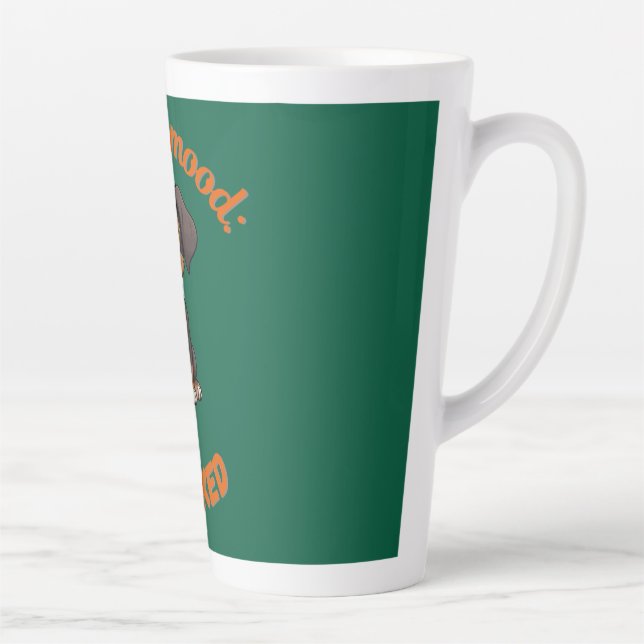Behalt Ruhe und Drink Kaffee - Dog Lover Digitale  Milchtasse (Rechts)