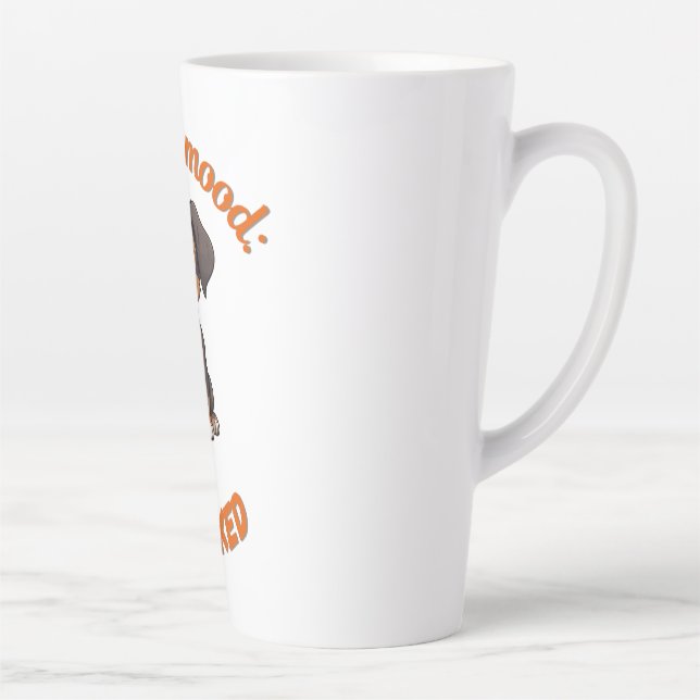 Behalt Ruhe und Drink Kaffee - Dog Lover Digitale  Milchtasse (Rechts)
