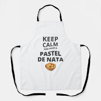 Behalt Ruhe und eine Pastelle von Nata Schürze