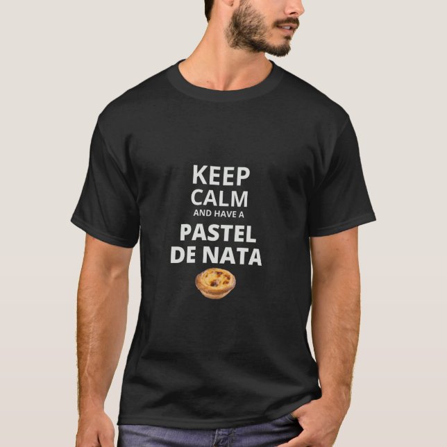 Behalt Ruhe und eine Pastelle von Nata T-Shirt (Vorderseite)