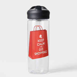 Behalt Ruhe und Go Shopping (Tasche2) Trinkflasche
