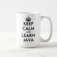Behalt Ruhe und lerne Java lustige Programmierer