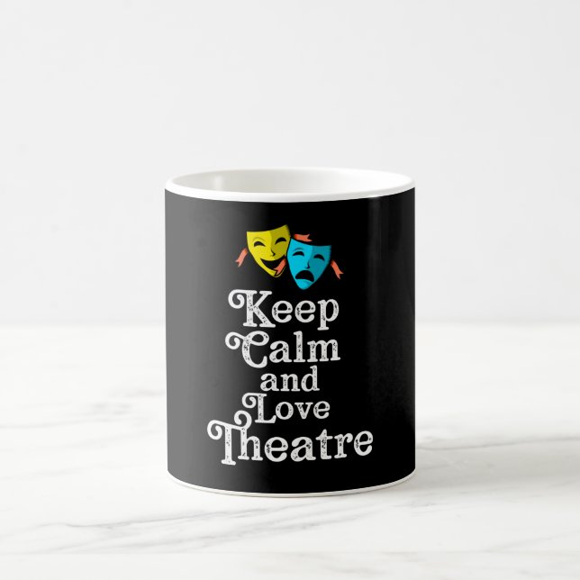 Behalt Ruhe und Liebe Kaffeetasse (Mittel)