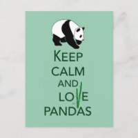 Behalt Ruhe und Liebe Pandas Geschenk Kunst drucke