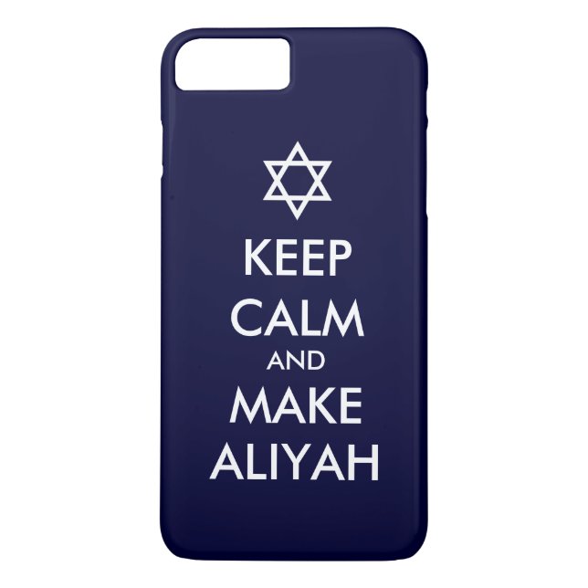 Behalt Ruhe und mache Aliyah Case-Mate iPhone Hülle (Rückseite)