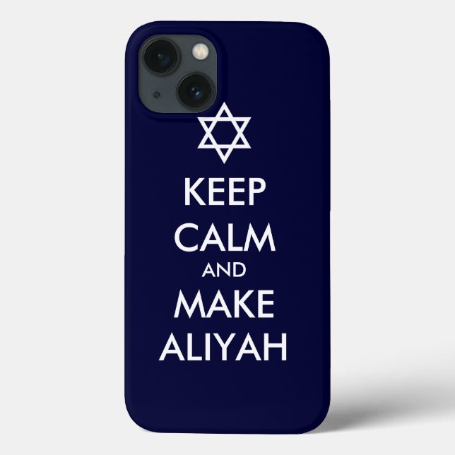 Behalt Ruhe und mache Aliyah Case-Mate iPhone Hülle (Rückseite)