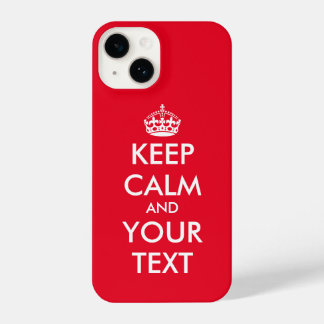 Behalt Ruhe und mache iPhone 14 Case Hülle