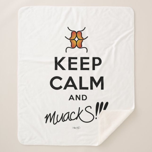 Behalt Ruhe und MuackS!!! Sherpadecke (Vorderseite)