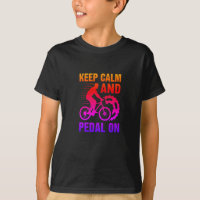 Behalt Ruhe und Pedal auf dem Fahrrad-Fahrrad-lust