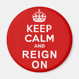 Behalt Ruhe und Reigen auf Diamond Jubilee Geschen Magnet
