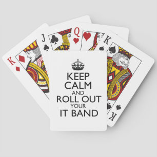 Behalt Ruhe und Roll-out deiner IT Band-Karten Spielkarten