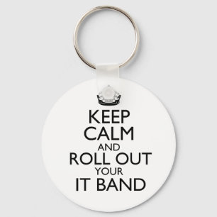 Behalt Ruhe und Roll Out Ihres IT Band-Schlüsselan Schlüsselanhänger