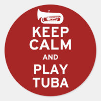 Behalt Ruhe und spiele Tuba