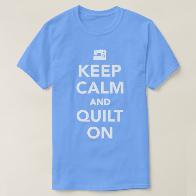 Behalt Ruhe und steh auf T-Shirt (Design vorne)