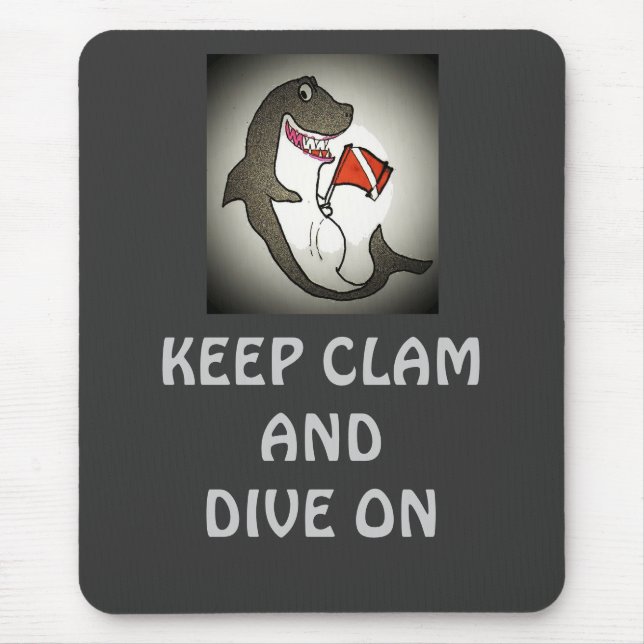 Behalt Ruhe und tauche weiter Mousepad (Vorne)