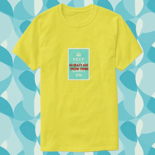 Behalt Ruhe, wirbeln Dinge T-Shirt