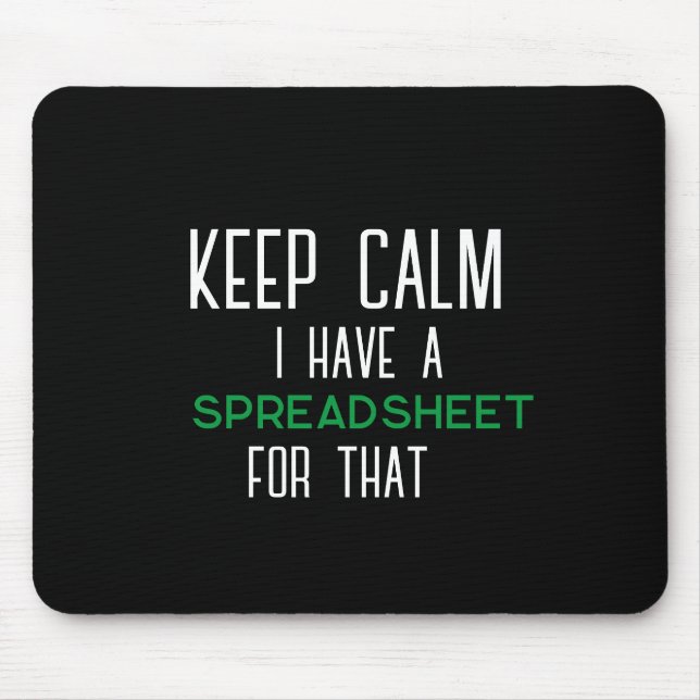 behalt ruhig, ich habe eine Tabelle für diesen lus Mousepad (Vorne)