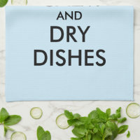 Behalt ruhige und trockene Geschirr lustiges Küche