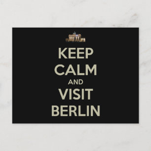 behalt ruhiger Besuch berlin Postkarte