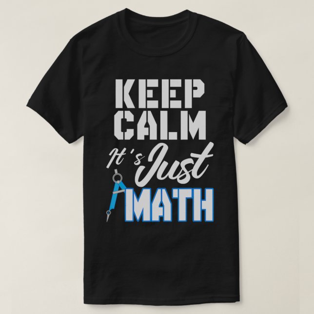 Behalt seine gerechte Mathematik T-Shirt (Design vorne)