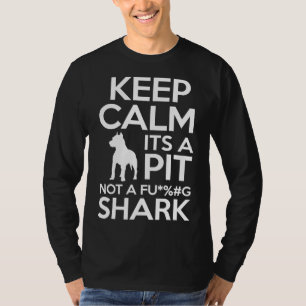 Behalt seinen Vater "Pit Bull Dog" beruhigen T-Shirt
