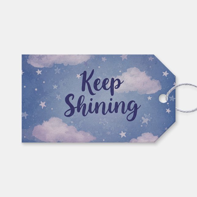 Behalt Shining von Natasha Us Geschenkanhänger (Vorderseite (Horizontal))