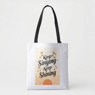 Behalt singen. Behalt zu leuchten. Tasche
