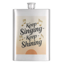 Behalt Singing Behalte Shining Flachmann